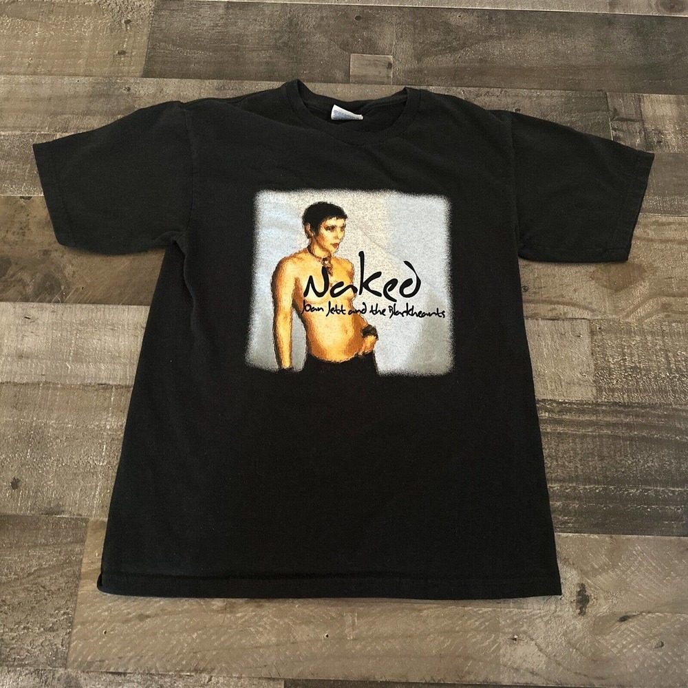 "Naked" - Joan Jett and The Blackhearts Shirt -‎ Hanes Size Small S - Band Rock